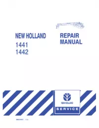 New Holland 1441   1442 Disc Mower-Conditioners Service Repair Manual preview