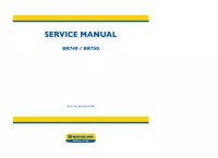 New Holland BR740   BR750 Round Baler Service Repair Manual preview