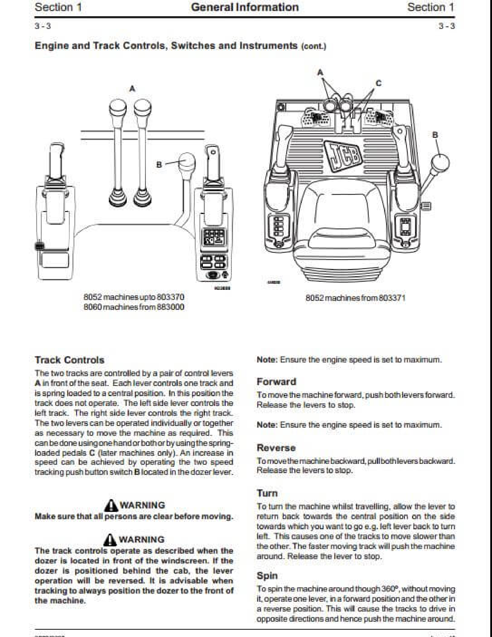 JCB 208S Backhoe Loader manual
