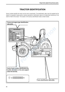 New Holland TL100 Tractor Operator manual