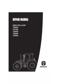 New Holland TD60D – TD70D – TD80D – TD90D -TD95D Tractors Service Repair Manual EU preview