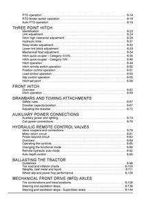 New Holland T8030 Tractors Operator manual
