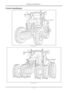 New Holland T8050 Tractors Operator manual pdf