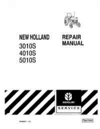 New Holland 3010S   4010S   5010S Tractor Service Repair Manual preview