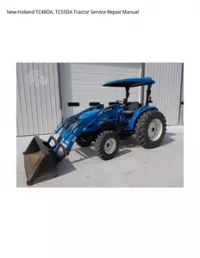 New Holland TC48DA  TC55DA Tractor Service Repair Manual preview
