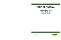 New Holland Workmaster 25S Tier 4B (final) Compact Tractor Service Repair Manual preview