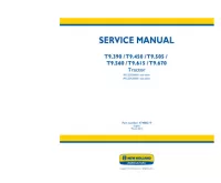 New Holland T9.390  T9.450  T9.505  T9.560  T9.615  T9.670 Tractor Service Repair Manual preview