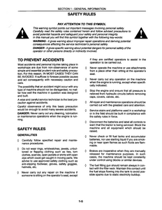 New Holland (35 Tractor Series) service manual