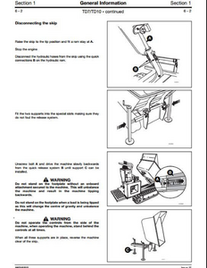 JCB 1105 ROBOT Skid Steer Loader manual pdf