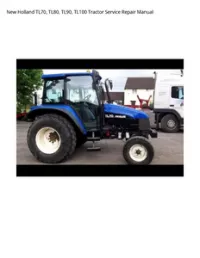 New Holland TL70  TL80  TL90  TL100 Tractor Service Repair Manual preview