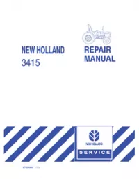 New Holland 3415 Tractor Service Repair Manual preview