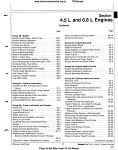 John Deere 6068 service manual