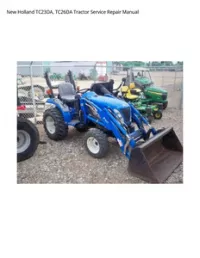 New Holland TC23DA  TC26DA Tractor Service Repair Manual preview