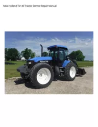 New Holland TV140 Tractor Service Repair Manual preview