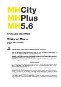 New Holland MH City MH Plus MH 5.6 Wheel Excavator Service Repair Manual preview