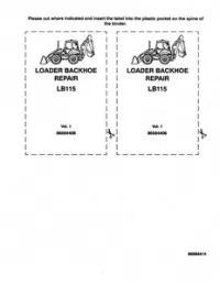 New Holland LB115 Loader Backhoe Service Repair Manual preview
