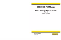 New Holland B95C / B95CTC / B95CLR / B110C Tier 4 Loader Backhoe Service Repair Manual preview