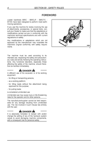New Holland B110C Tier Loader Backhoe manual