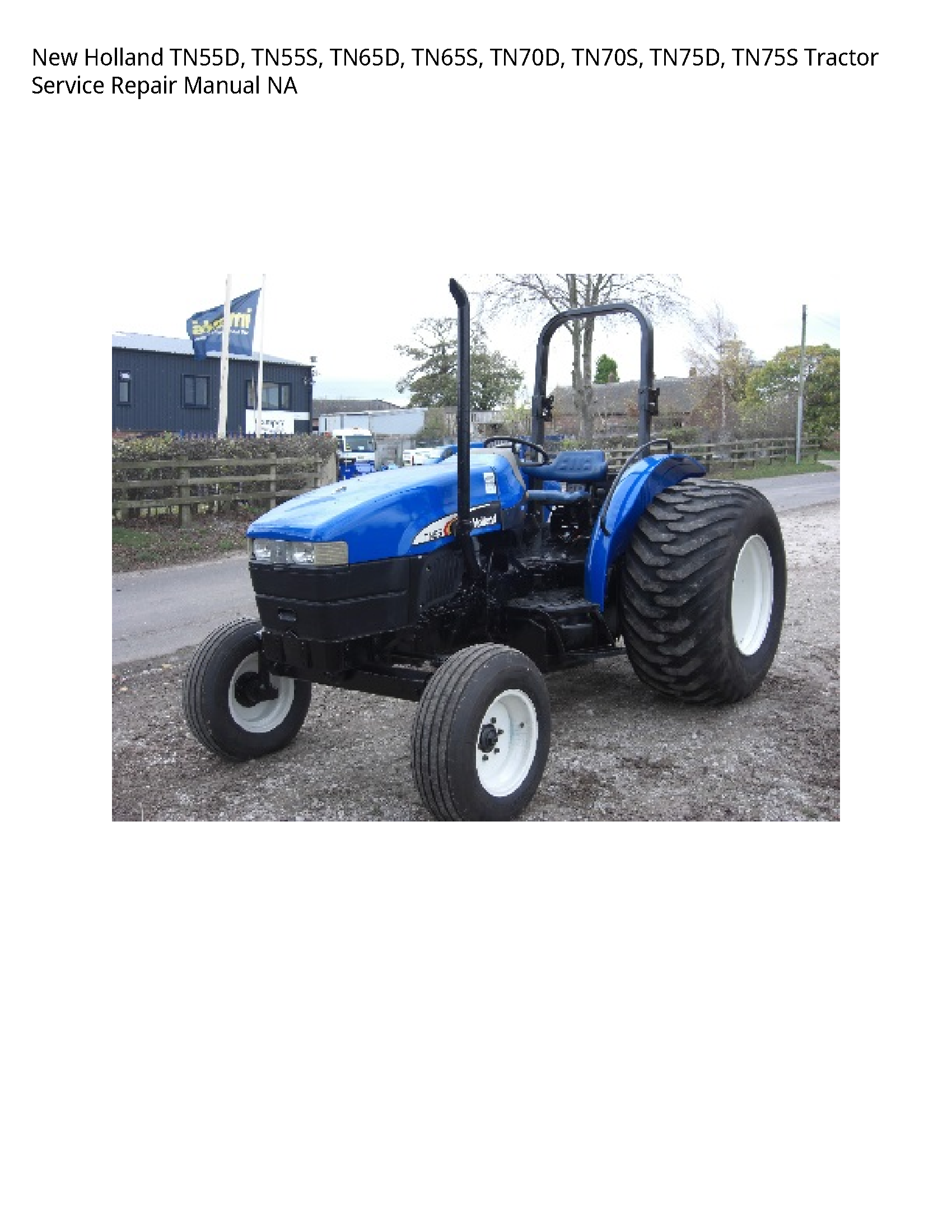 New Holland TN55D Tractor manual
