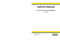 New Holland T4.55 / T4.65 / T4.75 PowerStar Tractor Service Repair Manual (2011) preview
