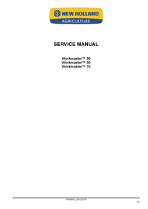 New Holland 50 Workmaster Workmaster Workmaster Tier (final) Tractor manual