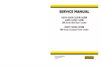 New Holland 200 Series L213 L215 L218 L220 L223 L225 L230 Skid Steer Loader And C227 C232 C238 Compact Track Loader Service Repair Manual (Part number 84522361 1st edition English June 2011) preview
