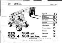JCB 525 530 Loadall Parts Manual preview