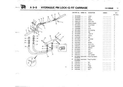 JCB 530 Loadall Parts manual
