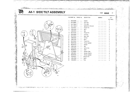 JCB 530 Loadall Parts service manual