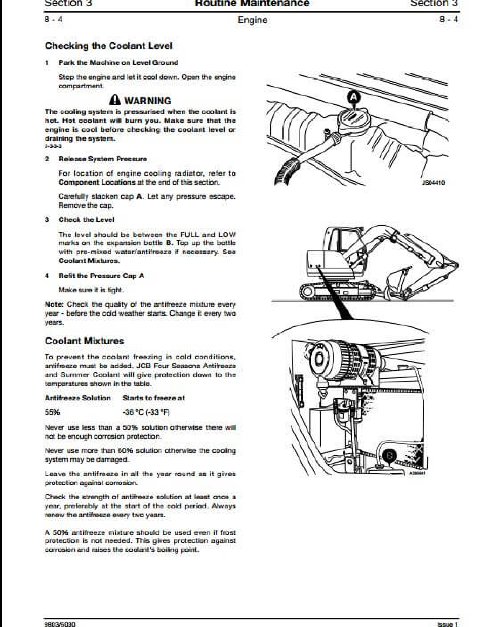 JCB 508C Loadalls Telescopic Handler manual