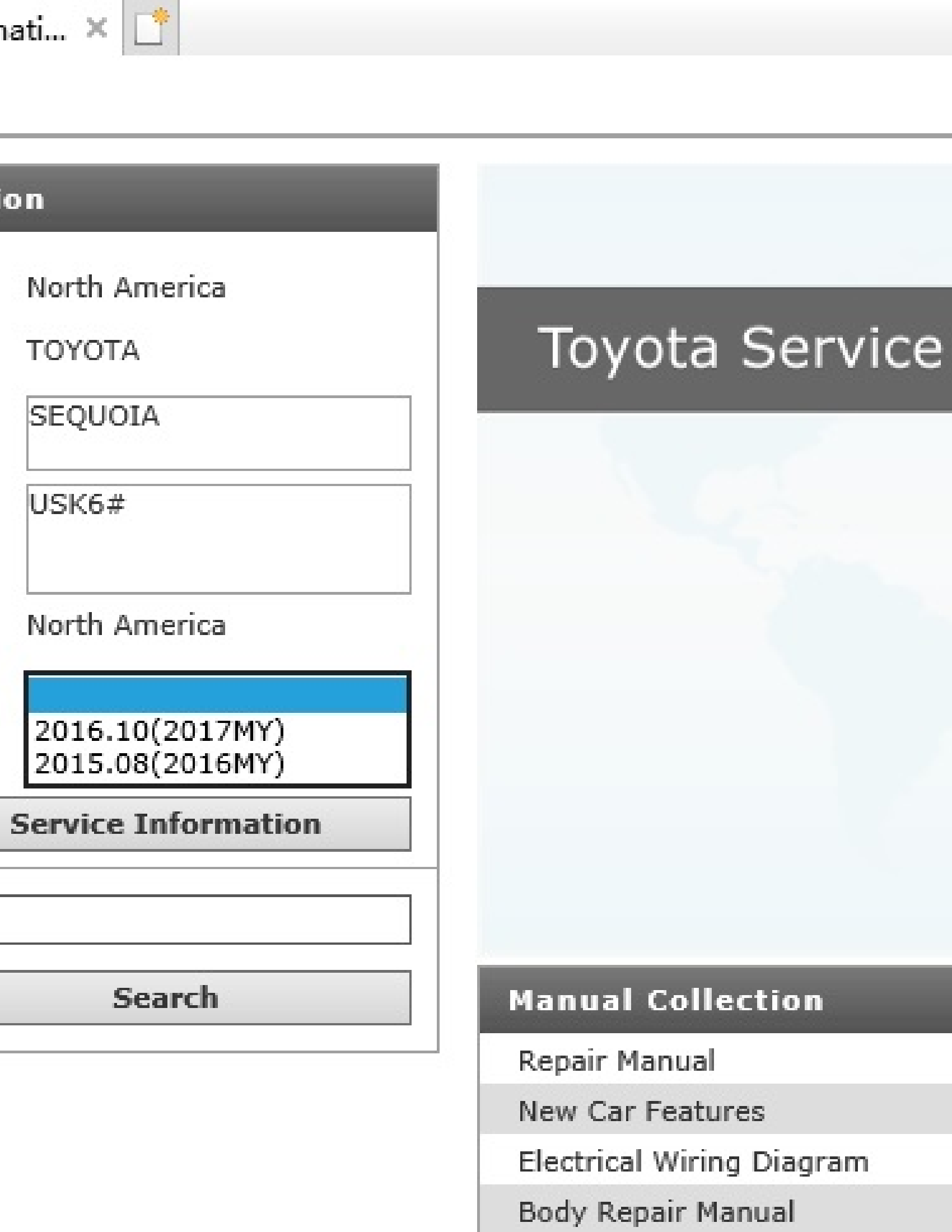 Toyota (USK6#) SEQUOIA manual