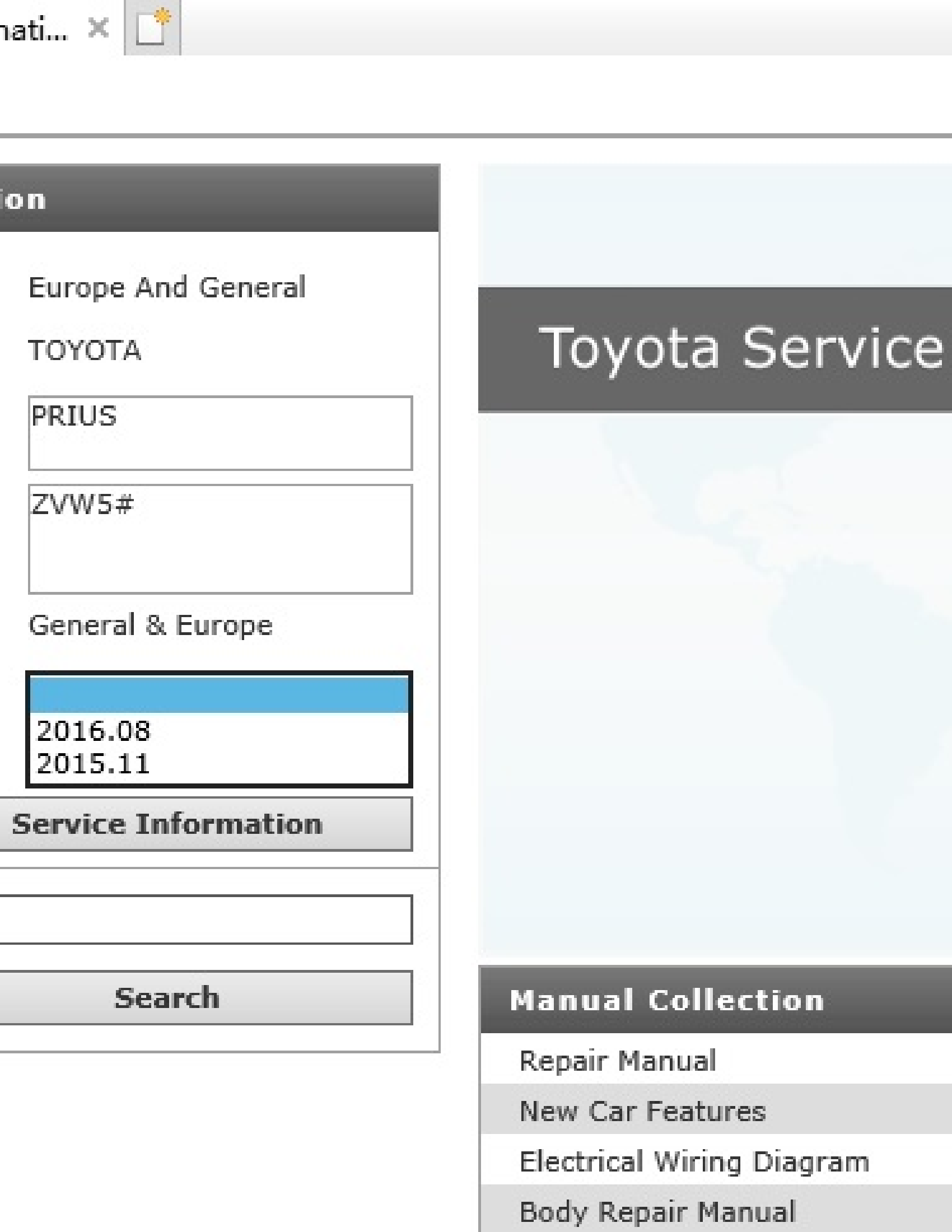 Toyota (ZVW5#) PRIUS manual