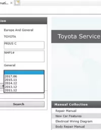 Toyota PRIUS C (NHP1#) Service Repair Manual & EWD (2011-20xx) preview