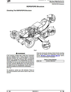 JCB JZ140 ZTS Excavators manual pdf