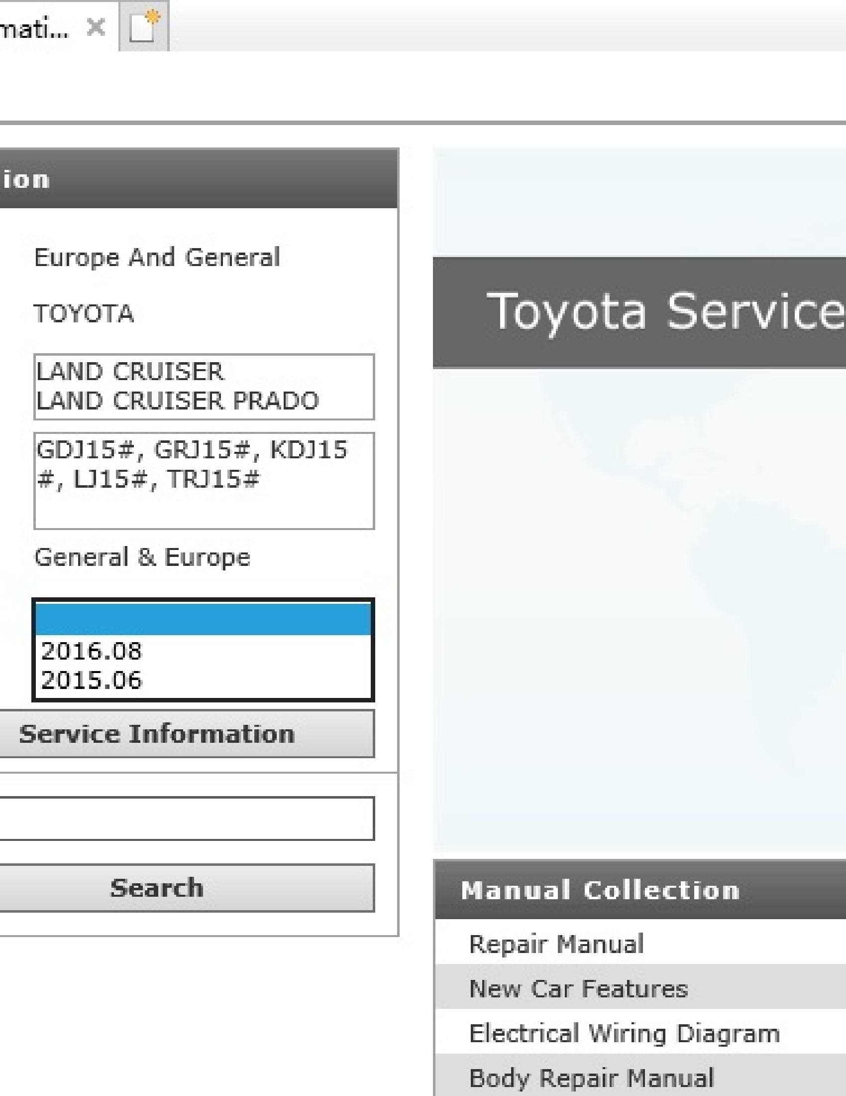 Toyota (GDJ15# LAND CRUISER LAND CRUISER PRADO manual