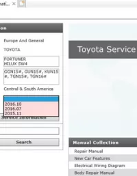 Toyota FORTUNER HILUX SW4 (GGN15#  GUN15#  KUN15#  TGN15#  TGN16#) Service Repair Manual & EWD (2015-20xx) preview