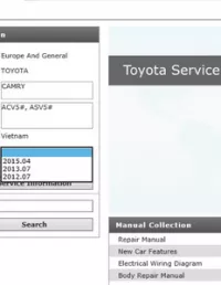 Toyota Camry (ACV5#   ASV5# Series) Service Repair Manual & EWD (2012-2018) preview