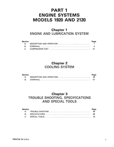  2120 Tractor service manual
