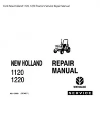 Ford New Holland 1120  1220 Tractors Service Repair Manual preview