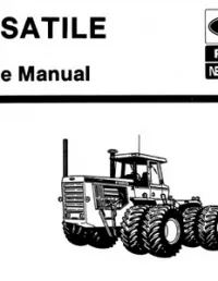 Ford New Holland 1156 Tractors (versatile) Service Repair Manual preview