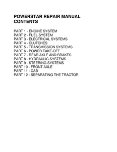  40 Series Tractor manual