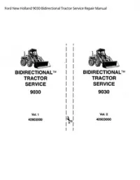 Ford New Holland 9030 Bidirectional Tractor Service Repair Manual preview