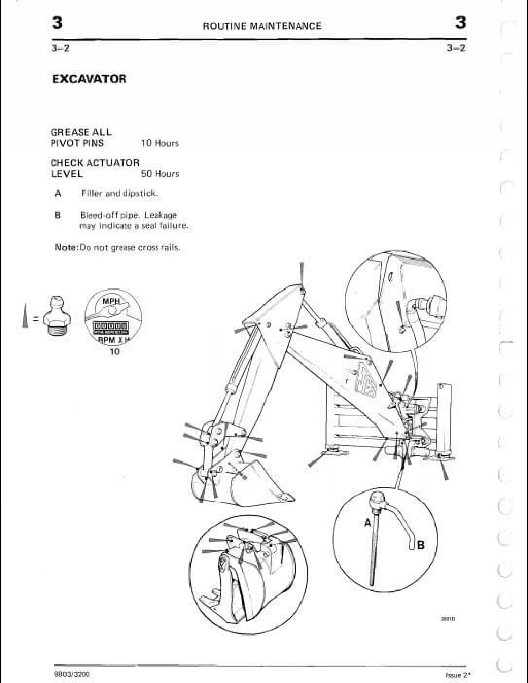 JCB 4 Series Excavator Loader Parts manual