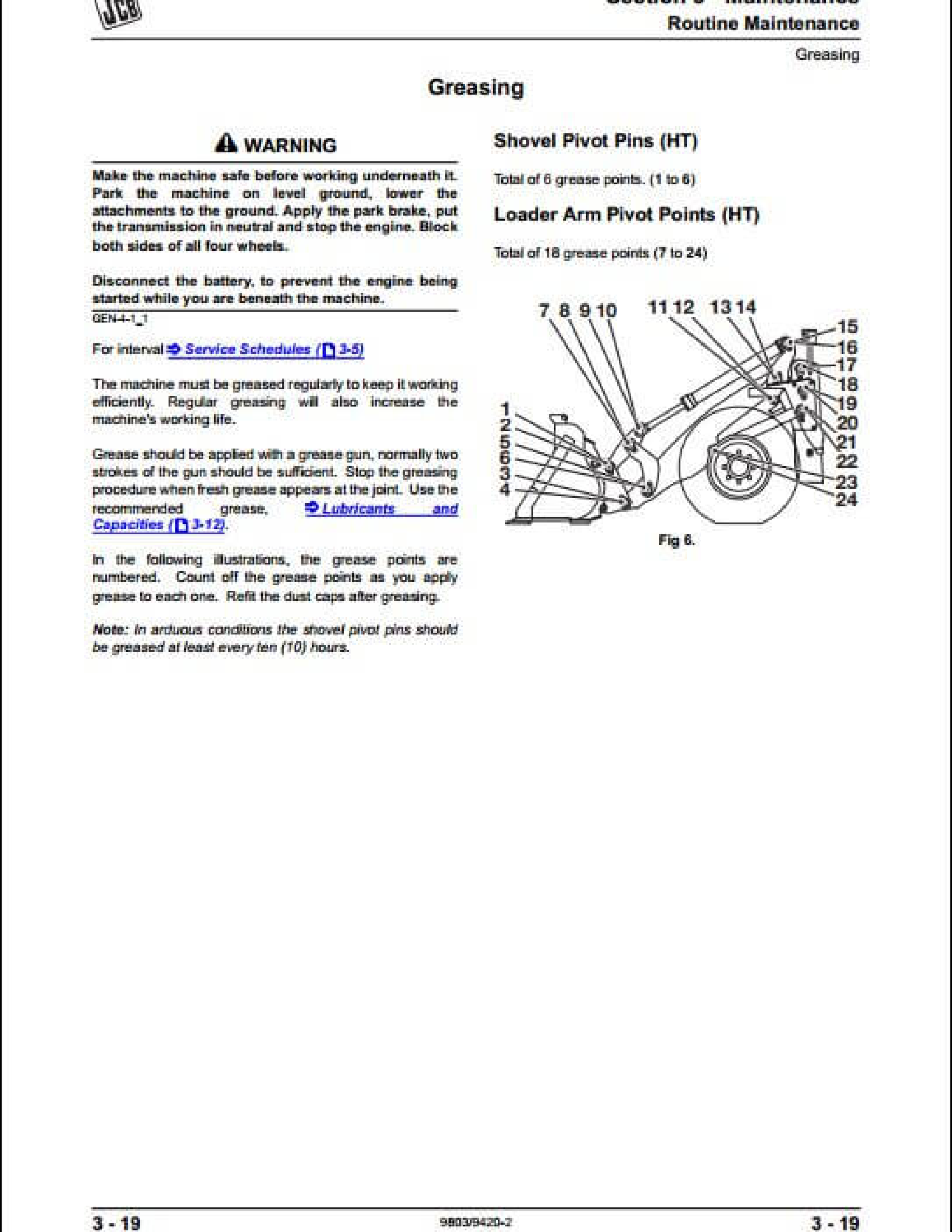 JCB 5C Parts manual