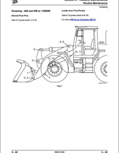 JCB 456 Wheeled Loader manual