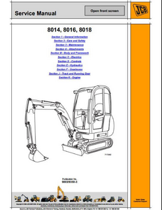 JCB VMD70 Roller manual