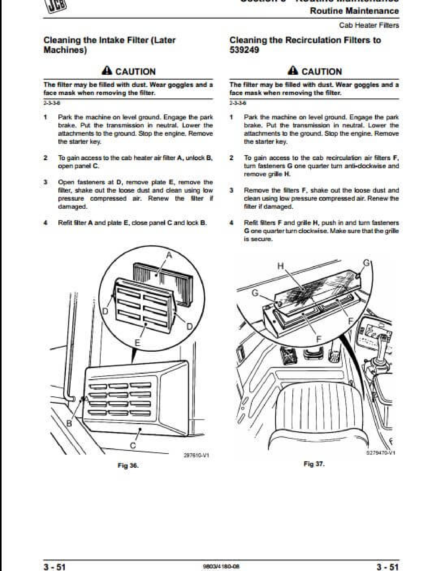JCB 8018 Mini Excavator manual