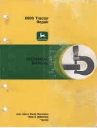 John Deere 6800 Tractor Service Repair Manual - TM4516 preview