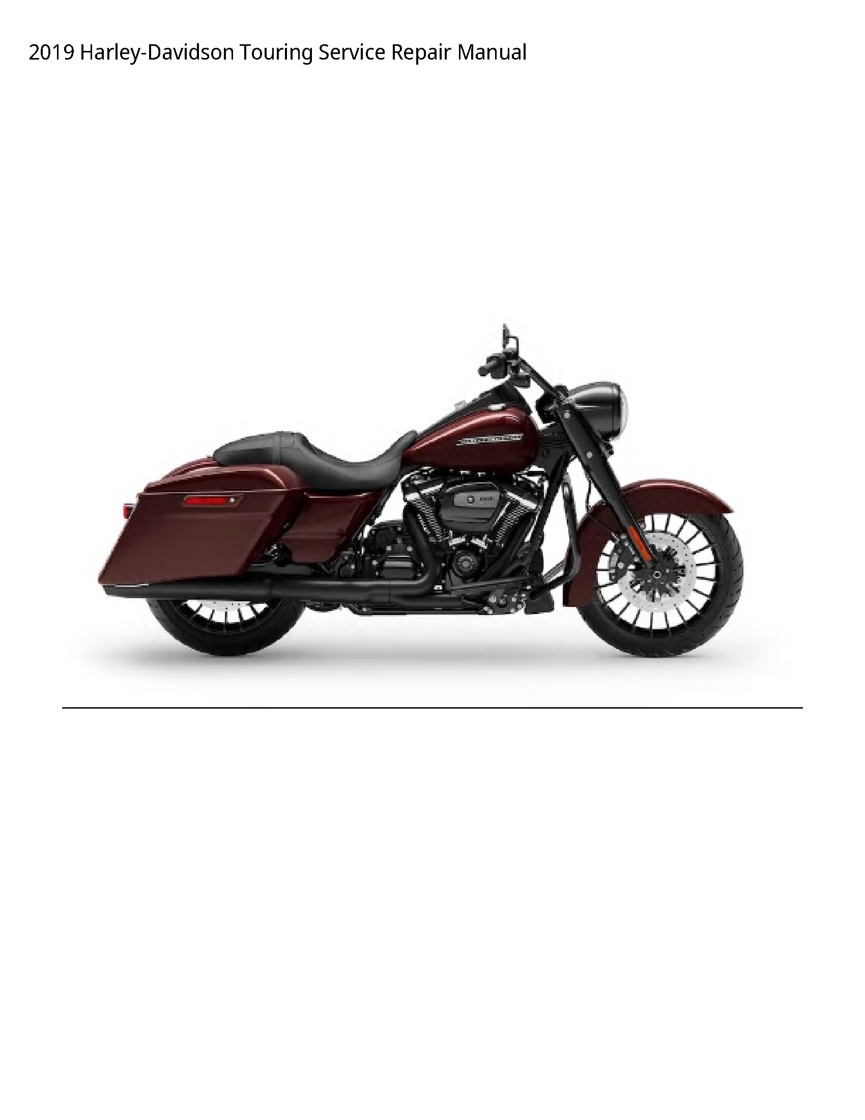 Harley Davidson Touring manual