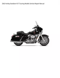 2002 Harley-Davidson FLT Touring Models Service Repair Manual preview